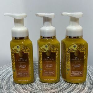 BBW Disney Princess Belle Foaming Hand Soap Set of 3 NWT